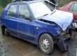 Skoda Felicia rear wheel loss -  motorway traffic incident