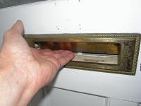 Letter box - front door