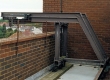 Window cleaning trolleys and rails - multi-storey cleaning system.
